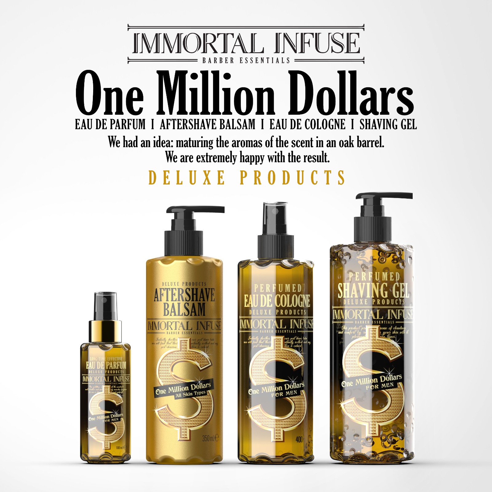 IMMORTAL NYC set za brijanje 4/1 – One Million Dollars