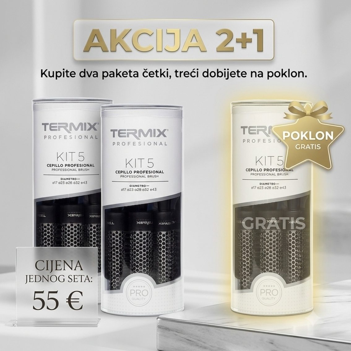 Set četki 2+1 Termix