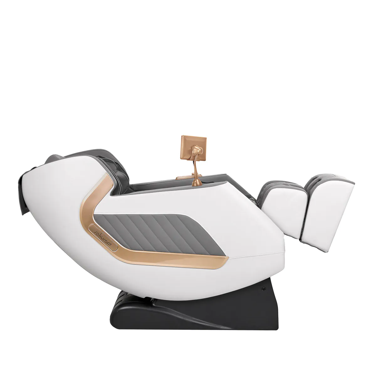 Masažna fotelja 306 bijelo siva