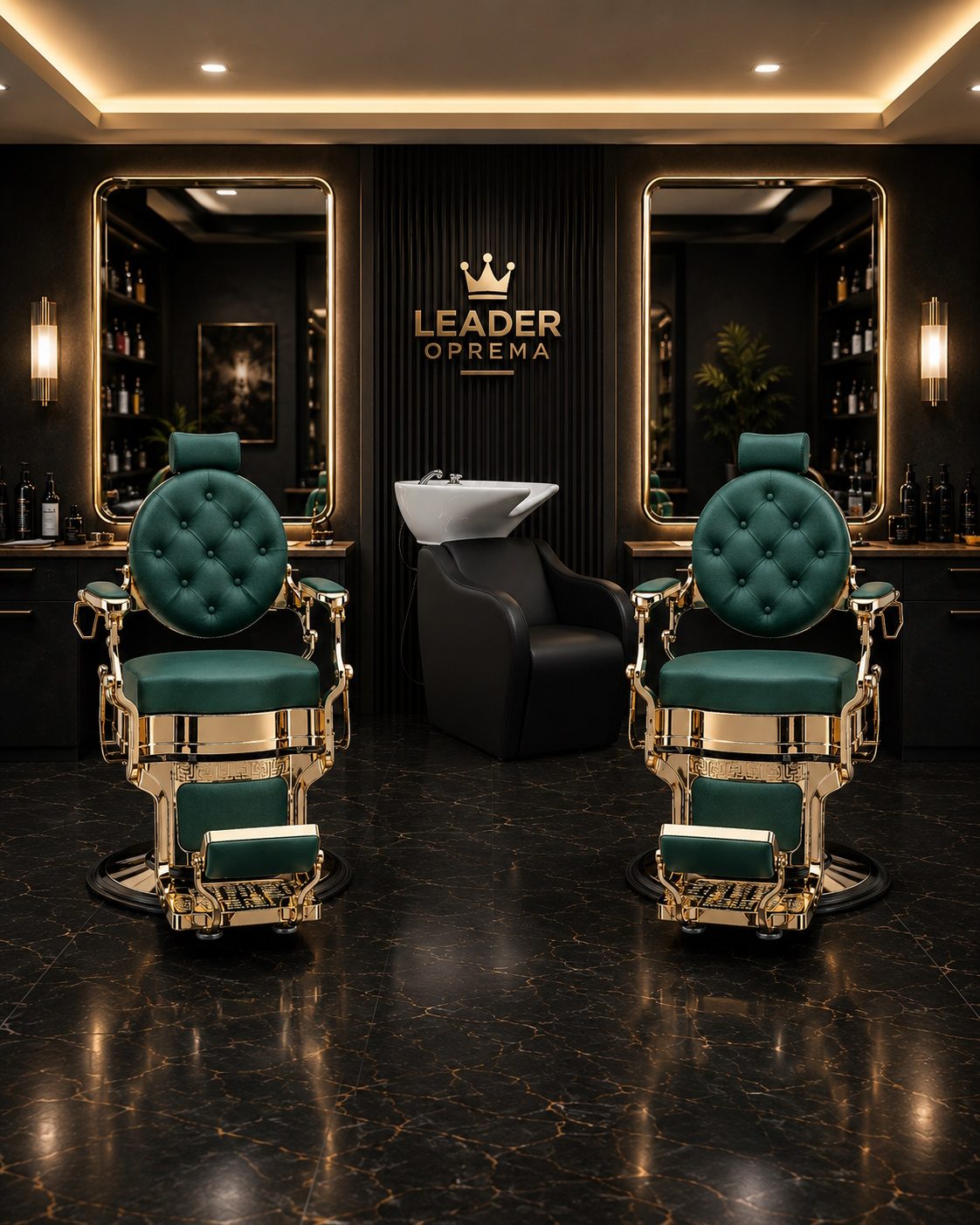 Komplet barber Buzz W Green