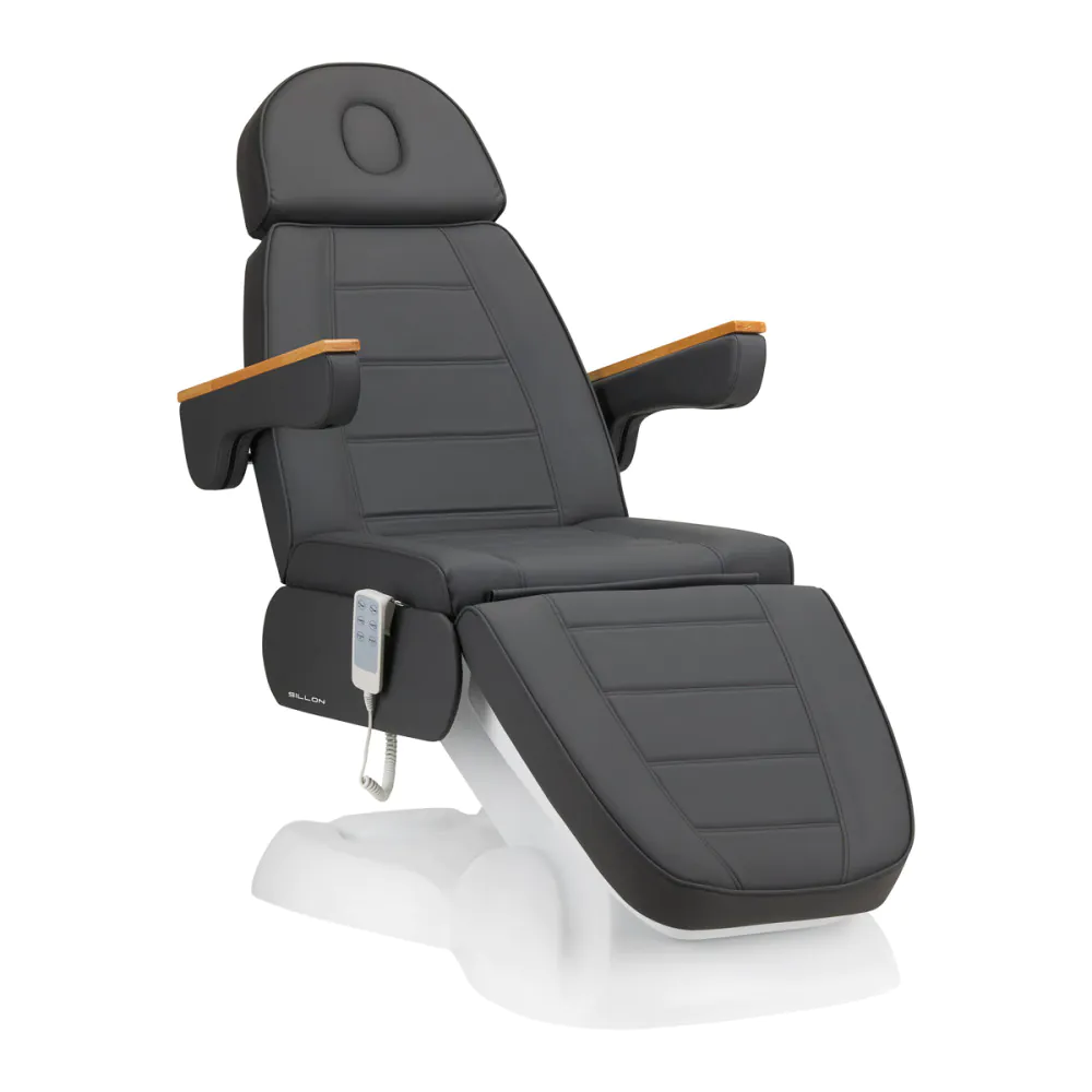 Sillon Lux 273b električna kozmetička stolica s 3 motora - bijela baza