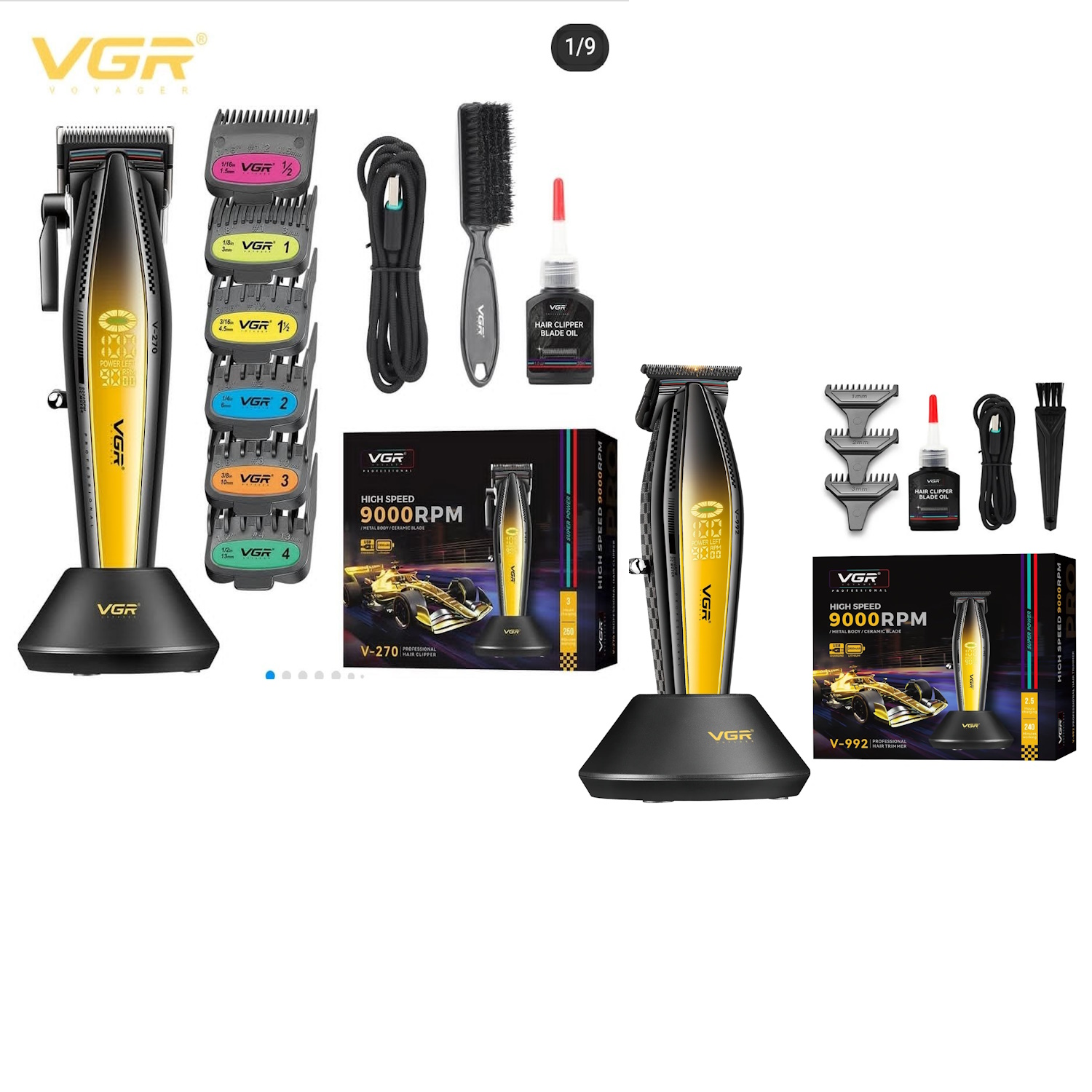 VGR set mašinica i trimer Gold