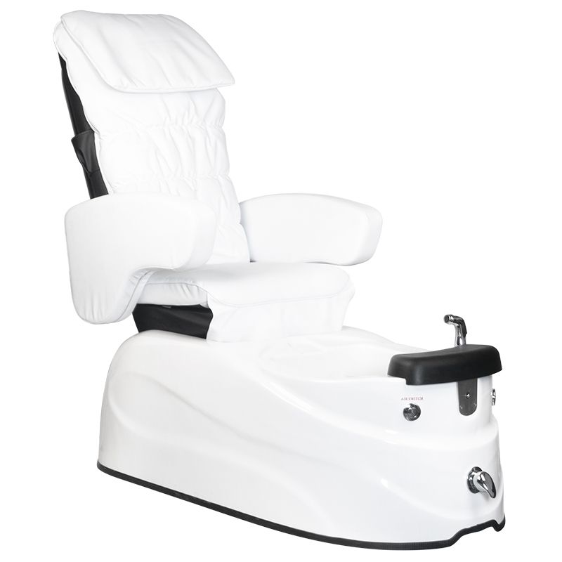 Spa stolica za pedikuru AS-122 bijela s funkcijom masaže i pumpom